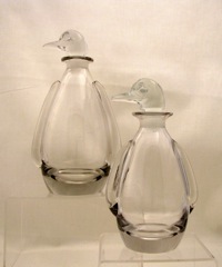 #5039 Penguin Decanter, Crystal, 1942-1944  1948-1953
